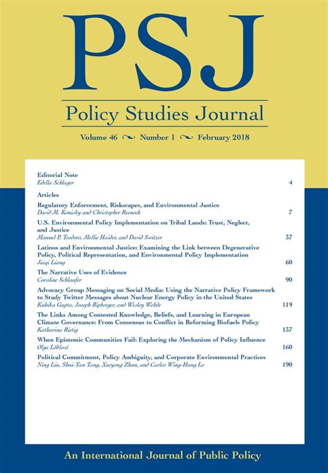 science policy journal